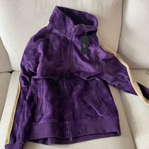 October’s Very Own Velour Monogram Track Jacket